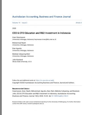 CEO & CFO Education and R&D Investment in Indonesia